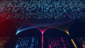 Predicciones tecnológicas 2035: visualización de datos e inteligencia artificial en redes digitales.